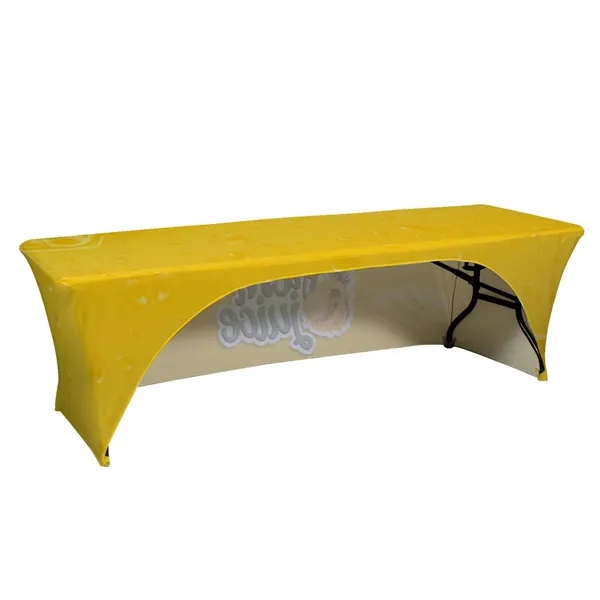 8' UltraFit Curve Table Throw (Full-Color Full Bleed) - 8' UltraFit Curve Table Throw (Full-Color Full Bleed) - Image 1 of 3