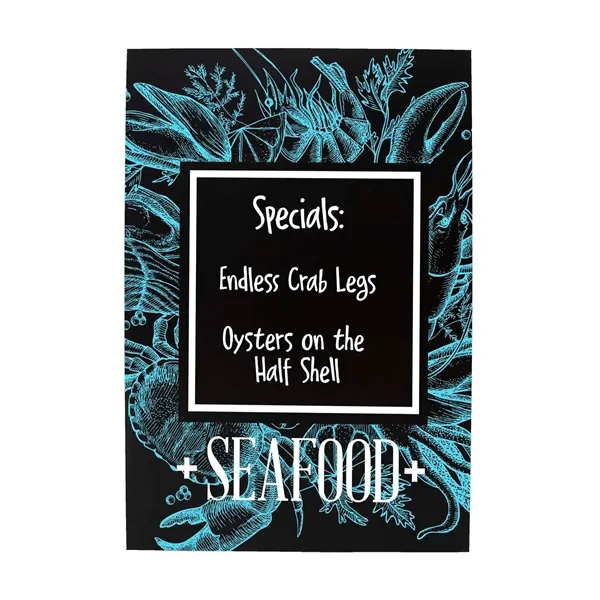 32" Economy A-frame Imprinted Chalkboard Insert - 32" Economy A-frame Imprinted Chalkboard Insert - Image 0 of 0