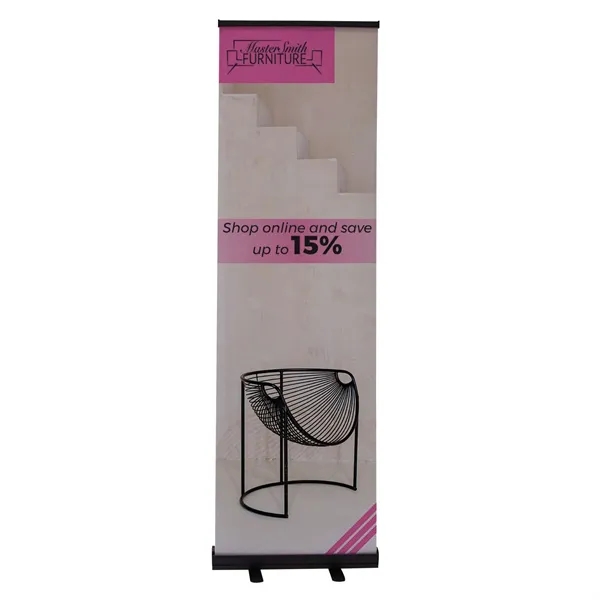 24" Economy Retractor Kit (No-Curl Opaque Fabric) - 24" Economy Retractor Kit (No-Curl Opaque Fabric) - Image 3 of 9