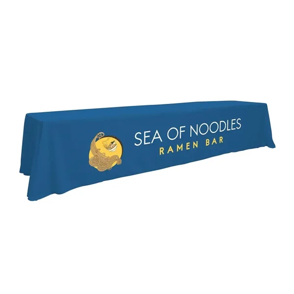 Custom 12' Standard Table Throw (Full-Color Front Only)