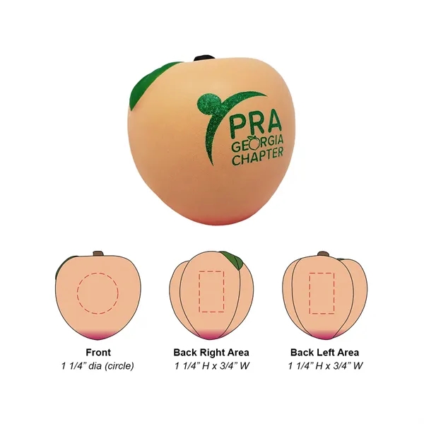 Peach Stress Ball - Peach Stress Ball - Image 4 of 4