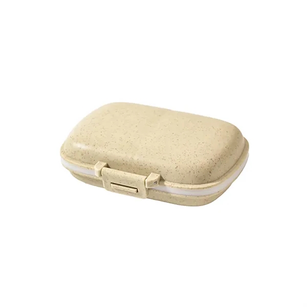 International 8-Grid Wheat Straw Medicine Organizer - International 8-Grid Wheat Straw Medicine Organizer - Image 3 of 4