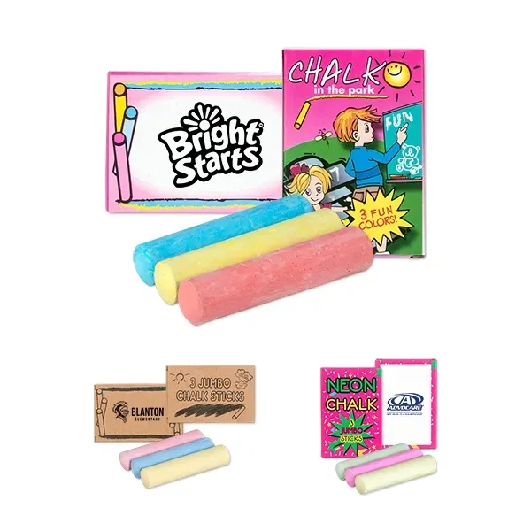 3 Pack Jumbo Chalk - 3 Pack Jumbo Chalk - Image 0 of 3