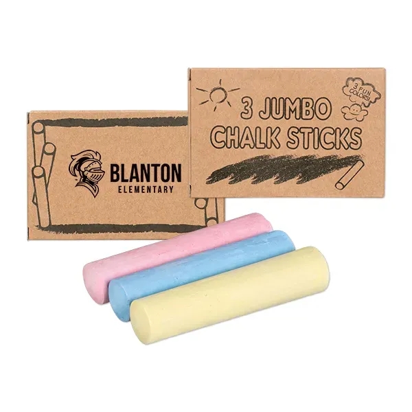 3 Pack Jumbo Chalk - 3 Pack Jumbo Chalk - Image 2 of 3