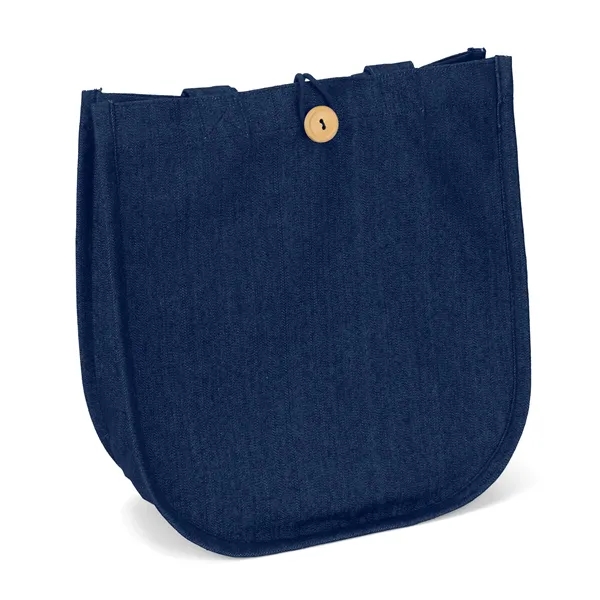 MB™- Denim Tote - Screen Print - MB™- Denim Tote - Screen Print - Image 3 of 3