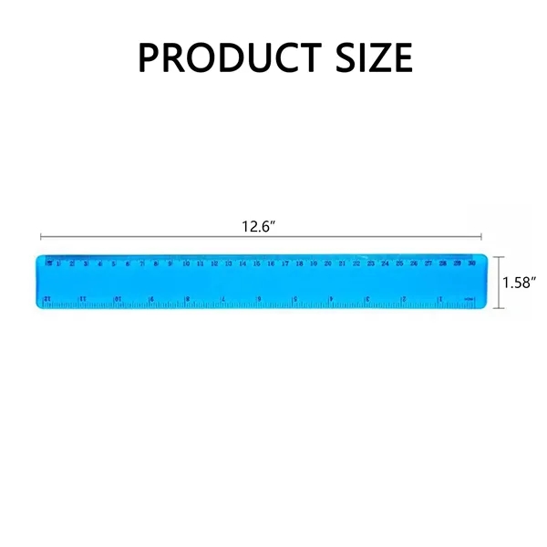12 Inch Flexible Ruler Unbreakable Safe Soft - 12 Inch Flexible Ruler Unbreakable Safe Soft - Image 1 of 6