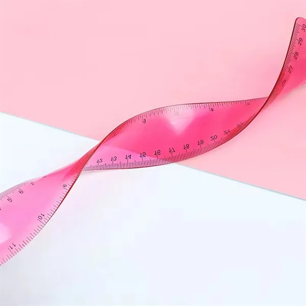 12 Inch Flexible Ruler Unbreakable Safe Soft - 12 Inch Flexible Ruler Unbreakable Safe Soft - Image 2 of 6