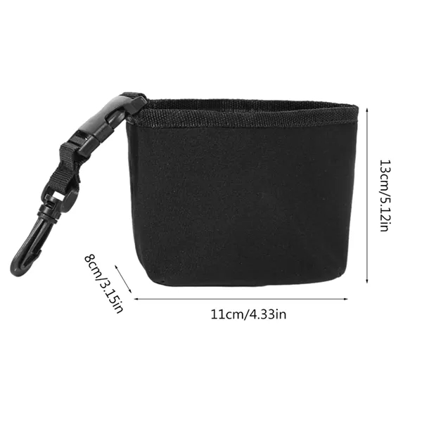 Golf Club Scrub and Ball Cleaning Bag w/Detachable Clip - Golf Club Scrub and Ball Cleaning Bag w/Detachable Clip - Image 1 of 3