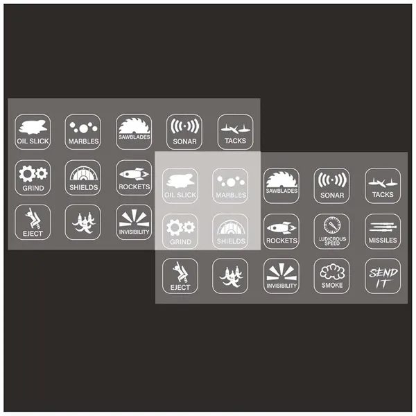 Control Dash Button Stickers - Control Dash Button Stickers - Image 0 of 5