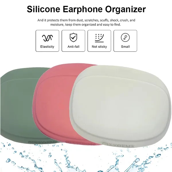 Silicone Earphone Storage Case - Silicone Earphone Storage Case - Image 2 of 5