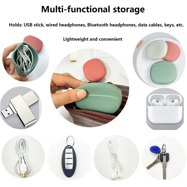 Silicone Earphone Storage Case - Silicone Earphone Storage Case - Image 3 of 5