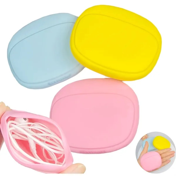 Silicone Earphone Storage Case - Silicone Earphone Storage Case - Image 4 of 5