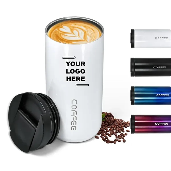 14oz Vacuum Insulated Thermal Coffee Mug - 14oz Vacuum Insulated Thermal Coffee Mug - Image 0 of 5