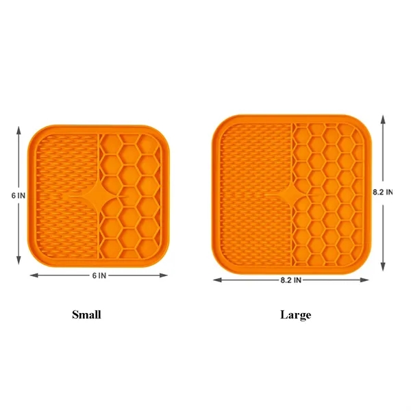 Silicone Pet Dog Feeding Lick Mat - Silicone Pet Dog Feeding Lick Mat - Image 2 of 4
