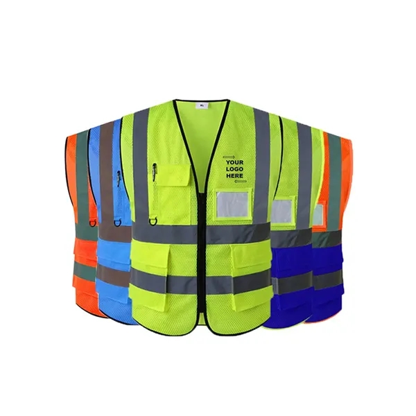 Safety Vests With Reflective Tape - Safety Vests With Reflective Tape - Image 0 of 5