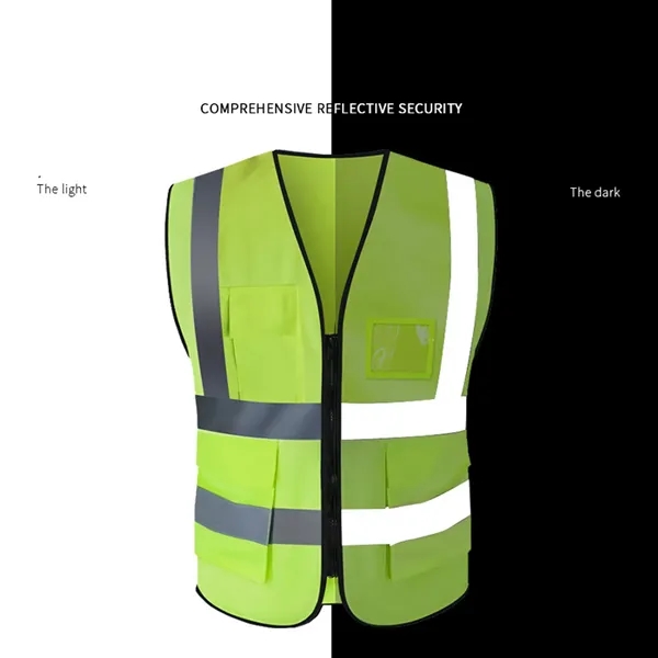 Safety Vests With Reflective Tape - Safety Vests With Reflective Tape - Image 3 of 5