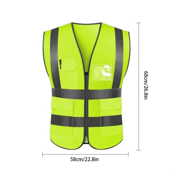 Safety Vests With Reflective Tape - Safety Vests With Reflective Tape - Image 5 of 5