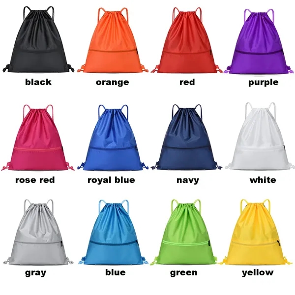 Drawstring Backpack Bag - Drawstring Backpack Bag - Image 1 of 4