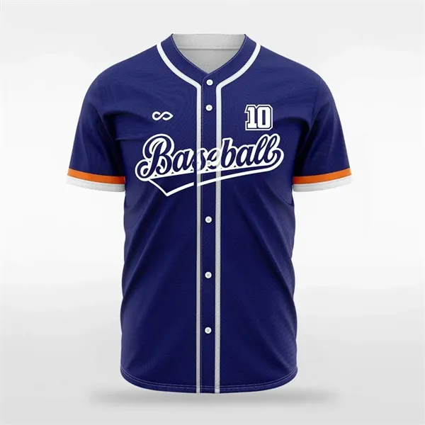 Custom Dye Sublimated Full Button Baseball Jersey - Custom Dye Sublimated Full Button Baseball Jersey - Image 0 of 2