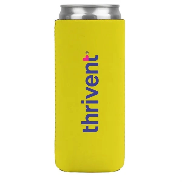 Full Color 12 oz Tall Slim Neoprene Can Cooler - Full Color 12 oz Tall Slim Neoprene Can Cooler - Image 0 of 12