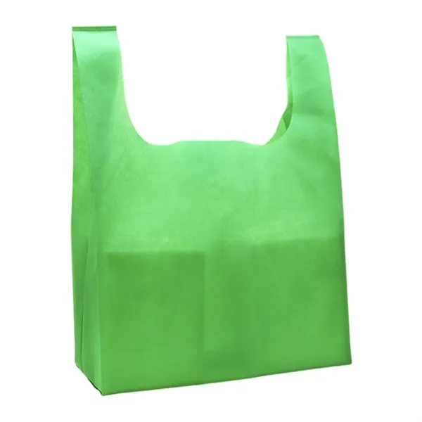 MOQ100 Reusable  Non Woven T-Shirt Style Shopping Bag - MOQ100 Reusable  Non Woven T-Shirt Style Shopping Bag - Image 8 of 10