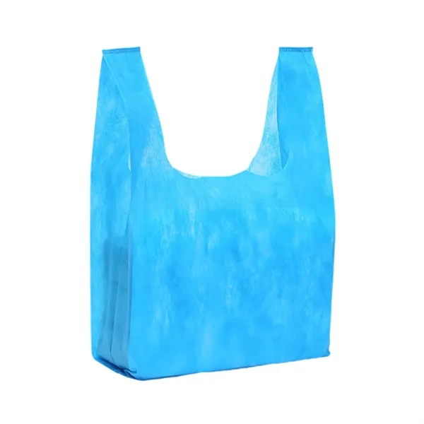 MOQ100 Reusable  Non Woven T-Shirt Style Shopping Bag - MOQ100 Reusable  Non Woven T-Shirt Style Shopping Bag - Image 9 of 10