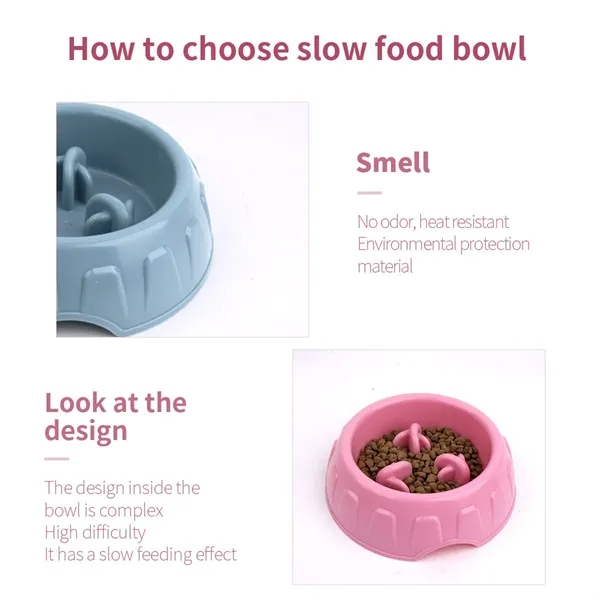 Pet Anti-Choking Slow Feeding Bowl - Pet Anti-Choking Slow Feeding Bowl - Image 3 of 5