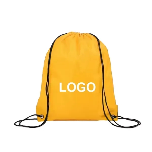 All Purpose Polyester Drawstring Backpack - WD-1 - All Purpose Polyester Drawstring Backpack - WD-1 - Image 3 of 3