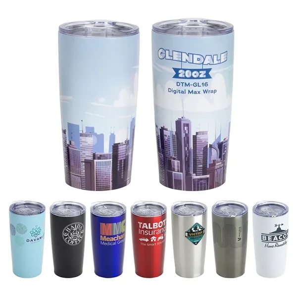 Glendale 20 oz Vacuum Insulated Stainless Steel Tumbler - Glendale 20 oz Vacuum Insulated Stainless Steel Tumbler - Image 0 of 6