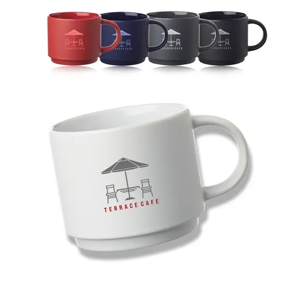 Stackable Ceramic Mugs - 14 oz - Stackable Ceramic Mugs - 14 oz - Image 6 of 6