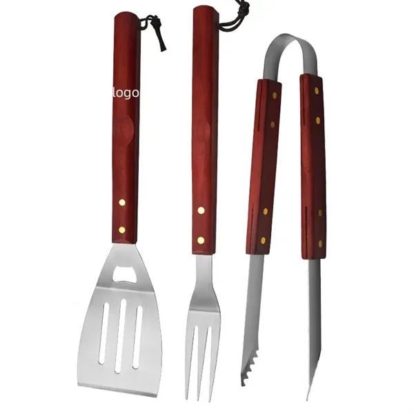 BBQ Grilling Tools 3pcs Set - BBQ Grilling Tools 3pcs Set - Image 0 of 2