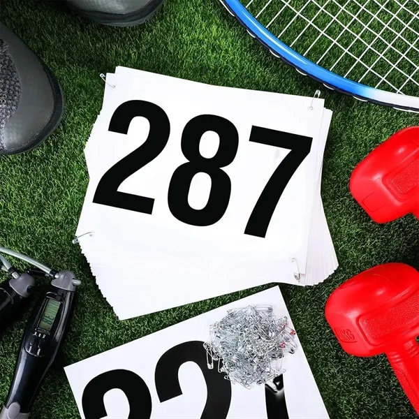 Marathon Sport Events Custom Competitor Numbers Running Bib - Marathon Sport Events Custom Competitor Numbers Running Bib - Image 3 of 4