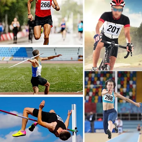 Marathon Sport Events Custom Competitor Numbers Running Bib - Marathon Sport Events Custom Competitor Numbers Running Bib - Image 4 of 4