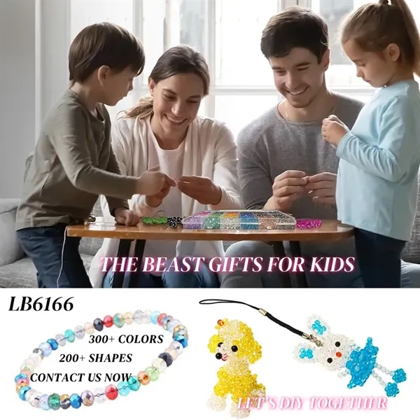 Wholesale Crystal Beads Kit DIY Jewelry Set for Kids Gift - Wholesale Crystal Beads Kit DIY Jewelry Set for Kids Gift - Image 7 of 7