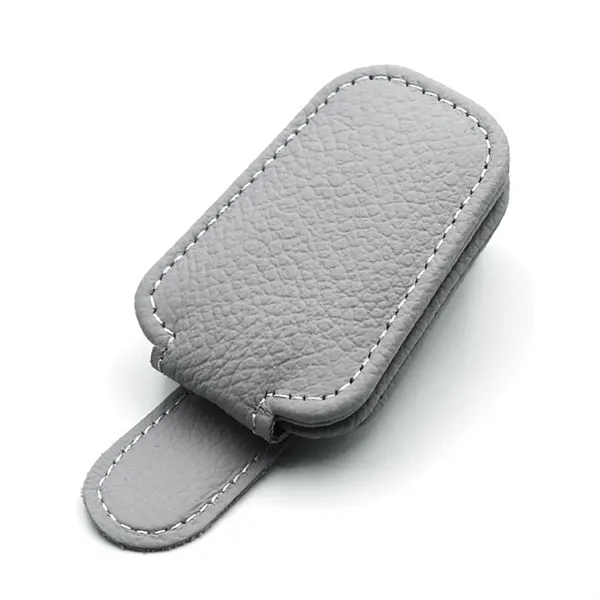 Magnetic Leather Car Sunglass Holder - Magnetic Leather Car Sunglass Holder - Image 4 of 4