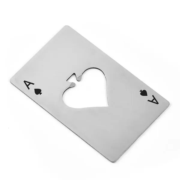Ace of Spades Playing Card Bottle Opener - Ace of Spades Playing Card Bottle Opener - Image 3 of 8