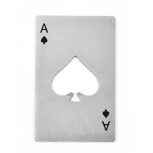 Ace of Spades Playing Card Bottle Opener - Ace of Spades Playing Card Bottle Opener - Image 4 of 8