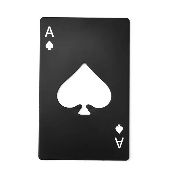 Ace of Spades Playing Card Bottle Opener - Ace of Spades Playing Card Bottle Opener - Image 5 of 8