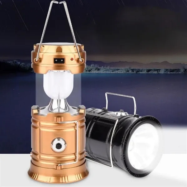 Solar Rechargeable Lantern Flashlight - Solar Rechargeable Lantern Flashlight - Image 3 of 6