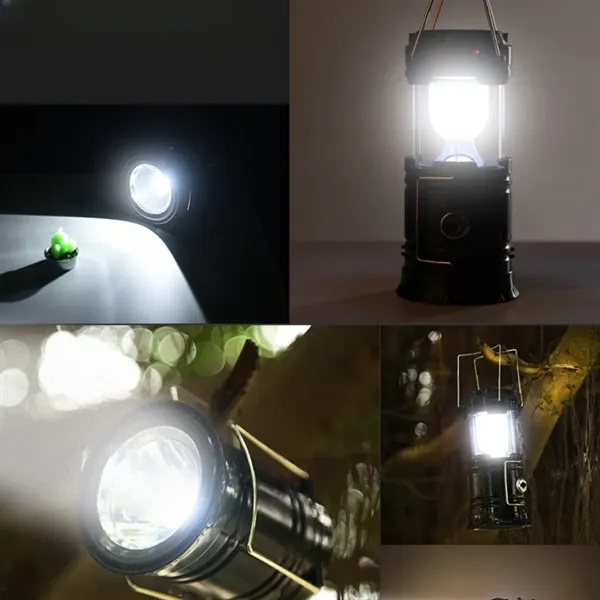 Solar Rechargeable Lantern Flashlight - Solar Rechargeable Lantern Flashlight - Image 5 of 6