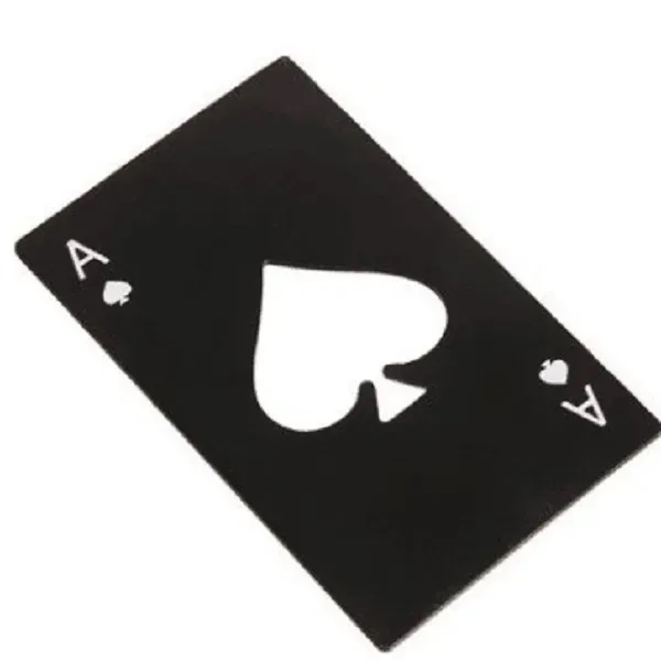 Ace of Spades Playing Card Bottle Opener - Ace of Spades Playing Card Bottle Opener - Image 8 of 8