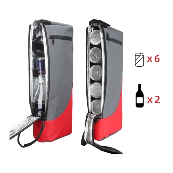 Portable Slim Beer Drinks Can Cooler and Ice Pack Golf Bag - Portable Slim Beer Drinks Can Cooler and Ice Pack Golf Bag - Image 2 of 4