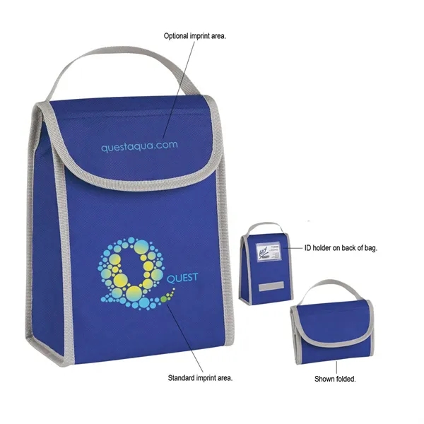 Non-Woven Folding Identification Lunch Bag - Non-Woven Folding Identification Lunch Bag - Image 5 of 5