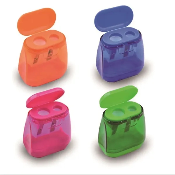 Colored Manual Hand Held Small Compact Pencil Sharpener - Colored Manual Hand Held Small Compact Pencil Sharpener - Image 2 of 5