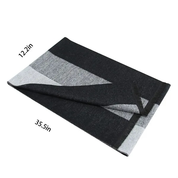 Warm Cashmere Feel Soft Fashion Winter Neck Scarves - Warm Cashmere Feel Soft Fashion Winter Neck Scarves - Image 1 of 4