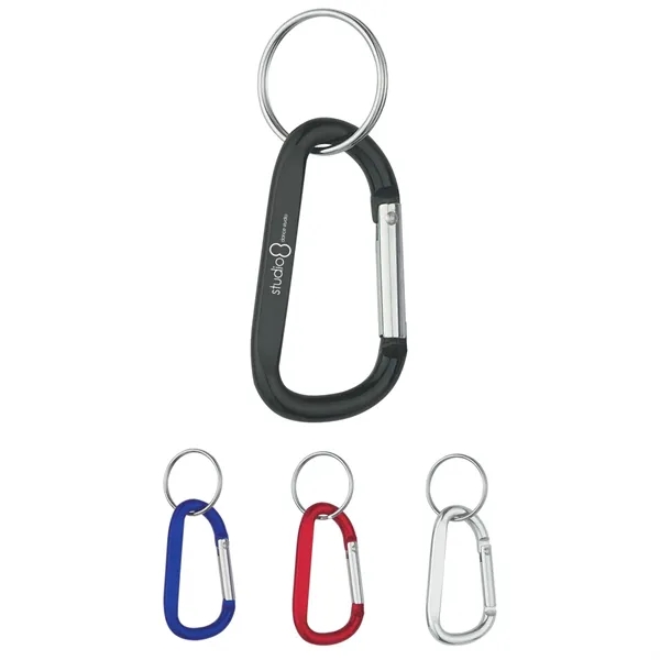 6mm Carabiner With Split Ring - 6mm Carabiner With Split Ring - Image 0 of 18