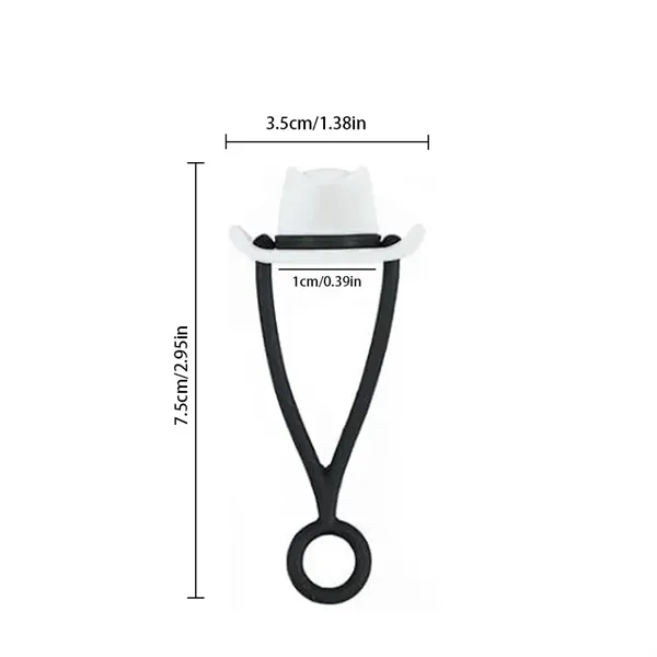 Silicone Cowboy Hat Straw Covers - Silicone Cowboy Hat Straw Covers - Image 3 of 6