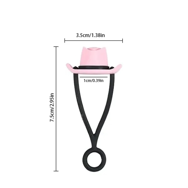 Silicone Cowboy Hat Straw Covers - Silicone Cowboy Hat Straw Covers - Image 5 of 6