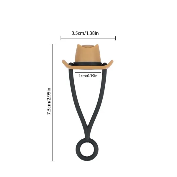 Silicone Cowboy Hat Straw Covers - Silicone Cowboy Hat Straw Covers - Image 6 of 6