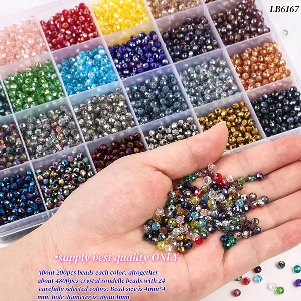 DIY Crystal Beads for Jewelry Making Kit Bracelet Set Maker - DIY Crystal Beads for Jewelry Making Kit Bracelet Set Maker - Image 4 of 4